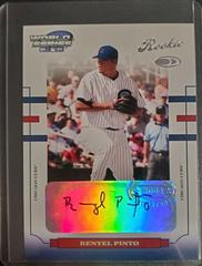 Renyel Pinto [Autograph] #195 Baseball Cards 2004 Donruss World Series Prices