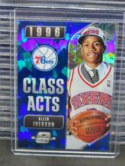 Allen Iverson [Blue Cracked Ice] #20 Basketball Cards 2018 Panini Contenders Optic Class Acts Prices