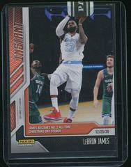 LeBron James Basketball Cards 2020 Panini Instant Prices