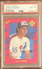Larry Walker [Series II] #T16 Baseball Cards 1990 Classic Prices