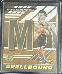 Victor Wembanyama [Gold] #3 Basketball Cards 2023 Donruss Elite Spellbound Prices