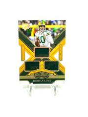 Jordan Love [Gold] #PT-JL Football Cards 2023 Panini Plates and Patches Patch Trio Prices