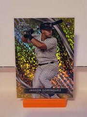 Jasson Dominguez [Gold Refractor] #19 Baseball Cards 2024 Topps Chrome Black Prices