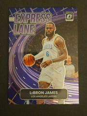 LeBron James [Purple] #4 Basketball Cards 2022 Panini Donruss Optic Express Lane Prices