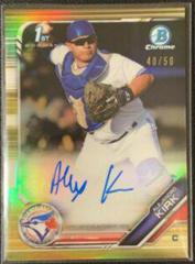 Alejandro Kirk [Gold Refractor] #CPA-AK Baseball Cards 2019 Bowman Chrome Prospects Autographs Prices