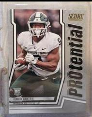Kenneth Walker III [Gold] #P-KW Football Cards 2022 Panini Score Protential Prices