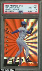 Ken Griffey Jr. [Game Orange] #E1 Baseball Cards 1998 Pinnacle Epix Prices