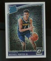 Michael Porter Jr. [White Sparkle] #182 Basketball Cards 2018 Panini Donruss Optic Prices