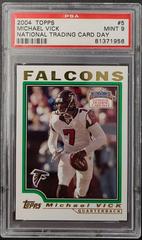 Michael Vick Football Cards 2004 Topps National Trading Card Day Prices