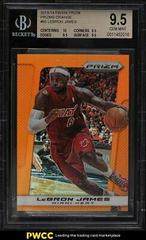 LeBron James [Orange Prizm] #65 Basketball Cards 2013 Panini Prizm Prices