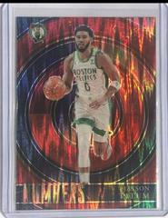 Jayson Tatum [Red] #17 Basketball Cards 2020 Panini Select Numbers Prices