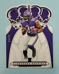 Alexander Mattison [Purple] #CR-28 Football Cards 2019 Panini Chronicles Crown Royale Prices
