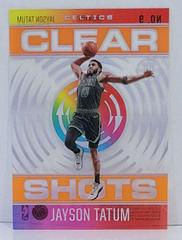 Jayson Tatum [Orange] #9 Basketball Cards 2020 Panini Illusions Clear Shots Prices