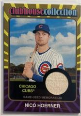 Nico Hoerner [Gold] #CCR-NH Baseball Cards 2024 Topps Heritage Clubhouse Collection Relic Prices