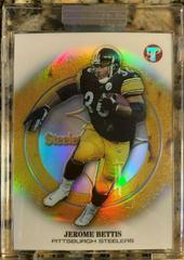 Jerome Bettis [Gold Refractor] #34 Football Cards 2002 Topps Pristine Prices