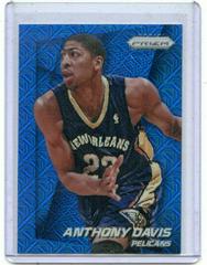 Anthony Davis [Blue Mojo Prizm] #107 Basketball Cards 2014 Panini Prizm Prices