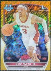 Nick Smith Jr. [Gold Shimmer] #1 Basketball Cards 2022 Bowman Chrome University Prices