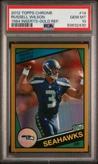 Russell Wilson [Gold Refractor] Football Cards 2012 Topps Chrome 1984 Inserts Prices