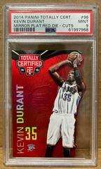Kevin Durant [Mirror Platinum Purple Die Cut] Basketball Cards 2014 Panini Totally Certified Prices