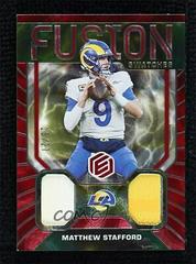 Matthew Stafford [Cobalt] Football Cards 2022 Panini Elements Fusion Swatches Prices
