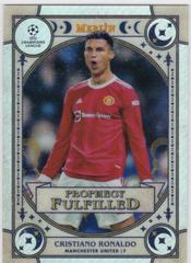 Cristiano Ronaldo Soccer Cards 2021 Topps Merlin Chrome UEFA Prophecy Fulfilled Prices