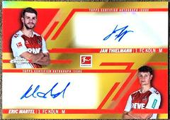 Jan Thielmann, Eric Martel [Gold] #CDA-TM Soccer Cards 2022 Topps Chrome Bundesliga Dual Autographs Prices