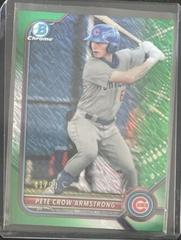 Pete Crow Armstrong [Green] Baseball Cards 2022 Bowman Paper Prospects Prices
