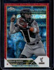 Edgar Quero [Red Mini Diamond] Baseball Cards 2023 Topps Pro Debut Chrome Prices