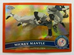 Mickey Mantle [Orange Refractor] #7 Baseball Cards 2011 Topps Chrome Prices