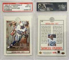 Marshall Faulk #PS17 Football Cards 1995 SP Championship Playoff Showcase Prices