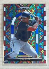 Juan Soto [Red White and Blue Prizm] #SG-2 Baseball Cards 2022 Panini Prizm Stained Glass Prices