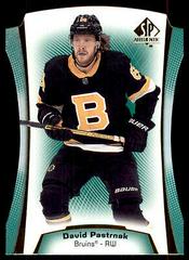 David Pastrnak [Green] Hockey Cards 2021 SP Authentic Die Cuts Prices