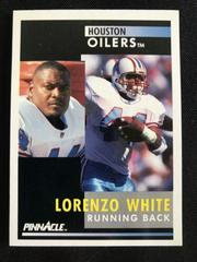 Lorenzo White Football Cards 1991 Pinnacle Prices
