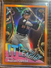 Masataka Yoshida [Orange] #CFL-7 Baseball Cards 2023 Bowman Chrome It Came to the League Prices