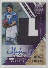 Abraham Gutierrez [Autograph Aspirations Purple] #127 Baseball Cards 2017 Panini Elite Extra Edition Prices