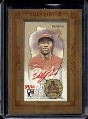Will Benson [Red Ink] #MA-WB Baseball Cards 2023 Topps Allen & Ginter Mini Framed Autographs Prices