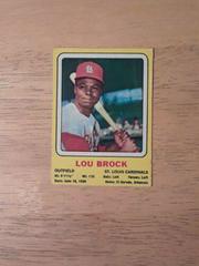 Lou Brock [Hand Cut] Baseball Cards 1969 Transogram Prices