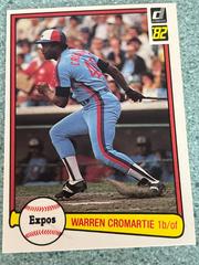 Warren Cromartie #340 Baseball Cards 1982 Donruss Prices