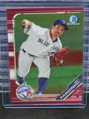 Jake Cave [Red Refractor] #5 Baseball Cards 2019 Bowman Chrome Prices