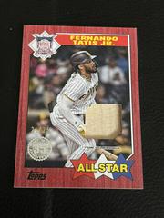 Fernando Tatis Jr. [Red] #87R-FTJ Baseball Cards 2022 Topps 1987 Relics Prices