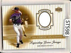 Randy Johnson #J-RaJ Baseball Cards 2000 Upper Deck Legends Legendary Game Jerseys Prices