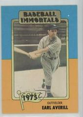 Earl Averill #147 Baseball Cards 1980 Baseball Immortals Prices