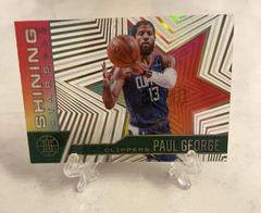 Paul George [Green] #19 Basketball Cards 2020 Panini Illusions Shining Stars Prices