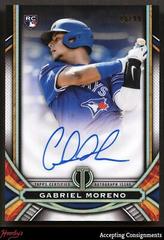 Gabriel Moreno #LIA-GM Baseball Cards 2023 Topps Tribute League Inauguration Autographs Prices