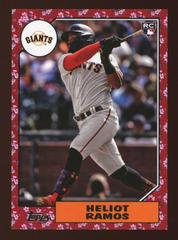 Heliot Ramos [Red] #87B-32 Baseball Cards 2022 Topps Japan Edition 1987 Cherry Tree Prices