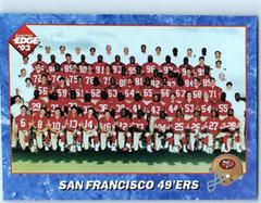 San Francisco 49ers Football Cards 1993 Collector's Edge Prices