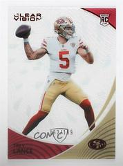 Trey Lance [Red] #CVR-3 Football Cards 2021 Panini Chronicles Clear Vision Rookies Prices