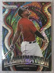 Xander Bogaerts [Shimmer Prizm] #IL-11 Baseball Cards 2022 Panini Prizm Illumination Prices