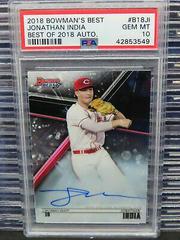 Jonathan India Baseball Cards 2018 Bowman's Best of 2018 Autographs Prices