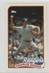 Charlie Hough #160 Baseball Cards 1989 Topps Ljn Baseball Talk Prices